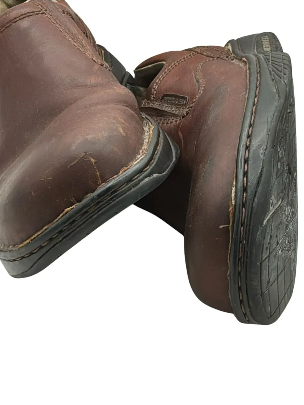 Men's Merrell Ortholite World Legend Brown Leather Slip-On Loafers Sz. 11.5